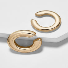 Load image into Gallery viewer, Punk Rock Gold Color Clip Earrings No Piercing
