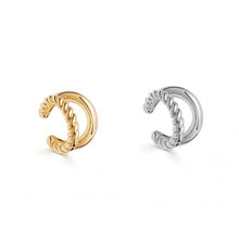 Load image into Gallery viewer, Punk Rock Gold Color Clip Earrings No Piercing
