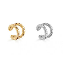 Load image into Gallery viewer, Punk Rock Gold Color Clip Earrings No Piercing
