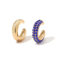 Load image into Gallery viewer, Punk Rock Gold Color Clip Earrings No Piercing
