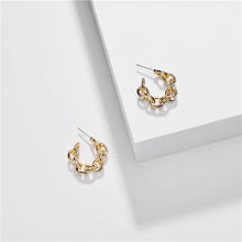 Load image into Gallery viewer, Punk Rock Gold Color Clip Earrings No Piercing
