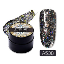 Load image into Gallery viewer, ROSALIND Gel Nail Polish Glitter Paint Hybrid Varnishes Shiny Top Base Coat For Nails Set Semi Permanent For Manicure Nail Art

