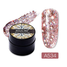 Load image into Gallery viewer, ROSALIND Gel Nail Polish Glitter Paint Hybrid Varnishes Shiny Top Base Coat For Nails Set Semi Permanent For Manicure Nail Art
