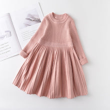 Load image into Gallery viewer, Bear Leader Long Sleeve Sweater Dress Princess Girl Clothes Tutu
