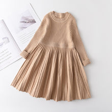 Load image into Gallery viewer, Bear Leader Long Sleeve Sweater Dress Princess Girl Clothes Tutu
