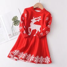 Load image into Gallery viewer, Bear Leader Long Sleeve Sweater Dress Princess Girl Clothes Tutu
