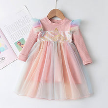 Load image into Gallery viewer, Bear Leader Long Sleeve Sweater Dress Princess Girl Clothes Tutu
