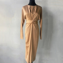 Load image into Gallery viewer, Toppies Women Satin Dress  Luxury Shiny Sundress Sexy
