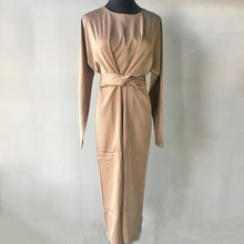 Load image into Gallery viewer, Toppies Women Satin Dress  Luxury Shiny Sundress Sexy
