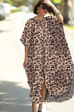 Load image into Gallery viewer, Kaftan Beach Print Snakeskin Swimsuit cover up
