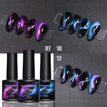 Load image into Gallery viewer, LEMOOC Cat Eye Nail Gel Polish Varnishes Soak Off
