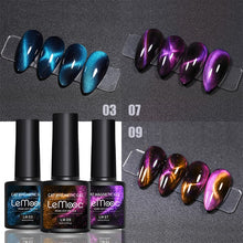 Load image into Gallery viewer, LEMOOC Cat Eye Nail Gel Polish Varnishes Soak Off
