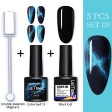 Load image into Gallery viewer, LEMOOC Cat Eye Nail Gel Polish Varnishes Soak Off
