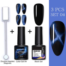 Load image into Gallery viewer, LEMOOC Cat Eye Nail Gel Polish Varnishes Soak Off

