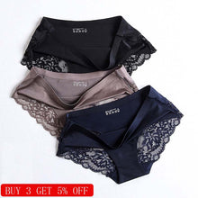 Load image into Gallery viewer, Cotton Lace Women Panties
