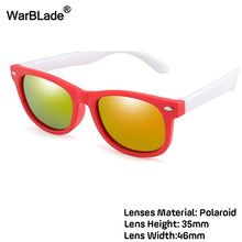 Load image into Gallery viewer, WarBlade New Kids Polarized Sunglasses TR90 Boys Girls Sun Glasses Silicone Safety  Glasses Gift For Children Baby UV400 Eyewear
