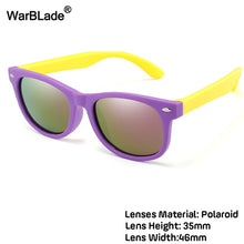 Load image into Gallery viewer, WarBlade New Kids Polarized Sunglasses TR90 Boys Girls Sun Glasses Silicone Safety  Glasses Gift For Children Baby UV400 Eyewear
