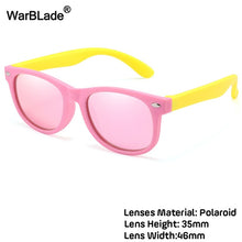 Load image into Gallery viewer, WarBlade New Kids Polarized Sunglasses TR90 Boys Girls Sun Glasses Silicone Safety  Glasses Gift For Children Baby UV400 Eyewear
