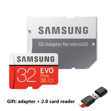 Load image into Gallery viewer, SAMSUNG EVO+  Micro SD 32G SDHC 80mb/s Grade Class10 Memory Card C10 UHS-I TF/SD Cards Trans Flash SDXC 64GB 128GB for shipping
