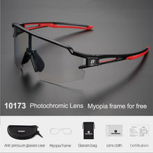 Load image into Gallery viewer, ROCKBROS Photochromic Bike Glasses Bicycle UV400 Sports Sunglasses for Men Women Anti Glare Lightweight Hiking Cycling Glasses
