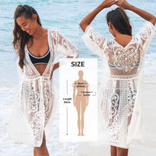 Load image into Gallery viewer, Crochet Bikini Cover Beachwear

