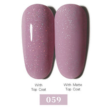 Load image into Gallery viewer, LEMOOC Nail Gel Polish Varnishes Glitter Sequins Soak Off

