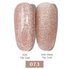 Load image into Gallery viewer, LEMOOC Nail Gel Polish Varnishes Glitter Sequins Soak Off
