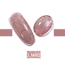 Load image into Gallery viewer, LEMOOC Nail Gel Polish Varnishes Glitter Sequins Soak Off
