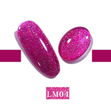 Load image into Gallery viewer, LEMOOC Nail Gel Polish Varnishes Glitter Sequins Soak Off

