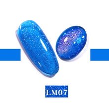 Load image into Gallery viewer, LEMOOC Nail Gel Polish Varnishes Glitter Sequins Soak Off
