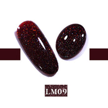 Load image into Gallery viewer, LEMOOC Nail Gel Polish Varnishes Glitter Sequins Soak Off
