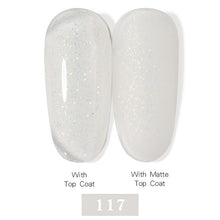 Load image into Gallery viewer, LEMOOC Nail Gel Polish Varnishes Glitter Sequins Soak Off
