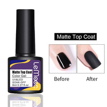Load image into Gallery viewer, LEMOOC Nail Gel Polish Varnishes Glitter Sequins Soak Off
