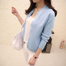 Load image into Gallery viewer, OHCLOTHING Female cardigan Autumn dress sweater 2021 new spring autumn winter jacket coat primer knit cardigan 12 color
