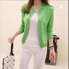 Load image into Gallery viewer, OHCLOTHING Female cardigan Autumn dress sweater 2021 new spring autumn winter jacket coat primer knit cardigan 12 color
