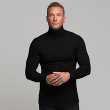 Load image into Gallery viewer, New Fashion Winter Hooded Sweater Men Warm Turtleneck Mens Sweaters Slim Fit Pullover Men Classic Sweter Men Knitwear Pull Homme
