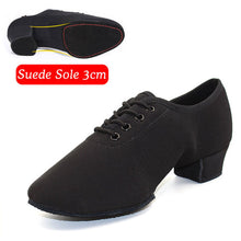 Load image into Gallery viewer, Women Latin Dance Shoes Jazz Adult Ballroom Salsa Dancing Shoes Woman Black Red Teachers Training Modern Tango Dance Sneakers
