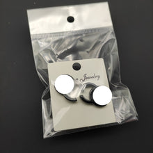 Load image into Gallery viewer, Crystal Rhinestone cc Stud Earrings
