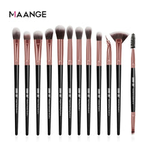 Load image into Gallery viewer, MAANGE Pro 3/5/12 Pcs Makeup Brushes Set Eyeshadow Eyeliner Eyelash Eyebrow Brush Beauty Make up Blending Tools Maquiagem

