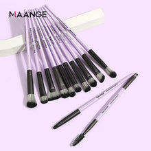 Load image into Gallery viewer, MAANGE Pro 3/5/12 Pcs Makeup Brushes Set Eyeshadow Eyeliner Eyelash Eyebrow Brush Beauty Make up Blending Tools Maquiagem
