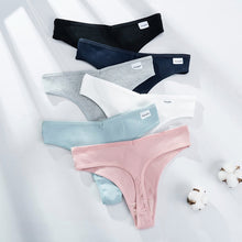 Load image into Gallery viewer, Sexy Lingerie Women's Cotton G-String Thong Panties String Underwear Women Briefs Pants Intimate Ladies Low-Rise 1 piece

