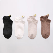 Load image into Gallery viewer, Fashion Socks Woman 2021 New Spring 4 Pairs Ankle Girls Cotton Color Novelty Women Fashion Cute Heart Casual Funny Sock Autumn
