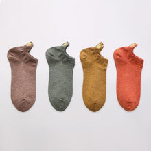 Load image into Gallery viewer, Fashion Socks Woman 2021 New Spring 4 Pairs Ankle Girls Cotton Color Novelty Women Fashion Cute Heart Casual Funny Sock Autumn
