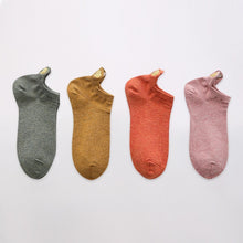 Load image into Gallery viewer, Fashion Socks Woman 2021 New Spring 4 Pairs Ankle Girls Cotton Color Novelty Women Fashion Cute Heart Casual Funny Sock Autumn
