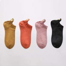 Load image into Gallery viewer, Fashion Socks Woman 2021 New Spring 4 Pairs Ankle Girls Cotton Color Novelty Women Fashion Cute Heart Casual Funny Sock Autumn
