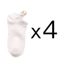 Load image into Gallery viewer, Fashion Socks Woman 2021 New Spring 4 Pairs Ankle Girls Cotton Color Novelty Women Fashion Cute Heart Casual Funny Sock Autumn
