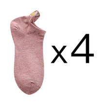 Load image into Gallery viewer, Fashion Socks Woman 2021 New Spring 4 Pairs Ankle Girls Cotton Color Novelty Women Fashion Cute Heart Casual Funny Sock Autumn
