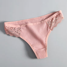 Load image into Gallery viewer, 1Pcs/Lot Women's Cotton G-String Thong Panties String Underwear Women Briefs Sexy Lingerie Pants Intimate Ladies
