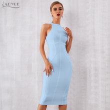 Load image into Gallery viewer, ADYCE 2021 New Summer White Women Bodycon Bandage Dress Elegant Tank Sexy Sleeveless Club Celebrity Evening Runway Party Dresses
