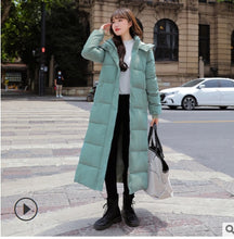 Load image into Gallery viewer, Thick down parka women with hood down jacket winterr coat cultivate morality fashion eiderdown hoodie with thick 805
